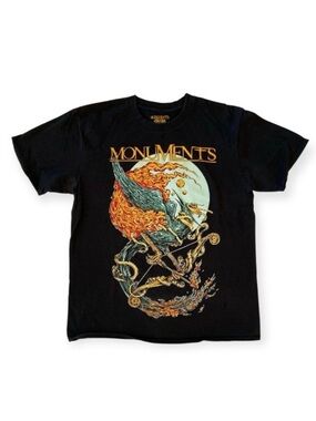 Monuments Band Graphic Tee - Progressive Metalcore / Djent Merch Size Large